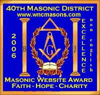 Masonic Website Award