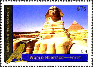 United Nations (New York) 2005. The Sphinx at Giza. 