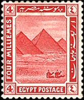 Egypt 1914. The Pyramids at Giza.